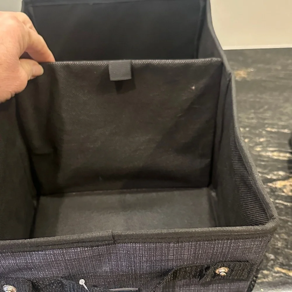 Thirty-One Flip-Top Organizing Bin - Black